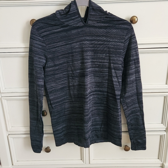 Fabletics Megan Lurex Space Dyed Athletic Long Sleeve Hoodie - Picture 3 of 6